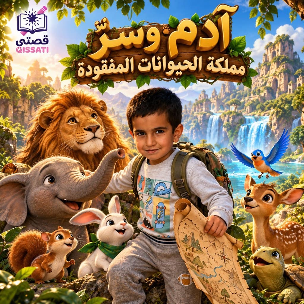 الغلاف المخصص لكتاب قصتي